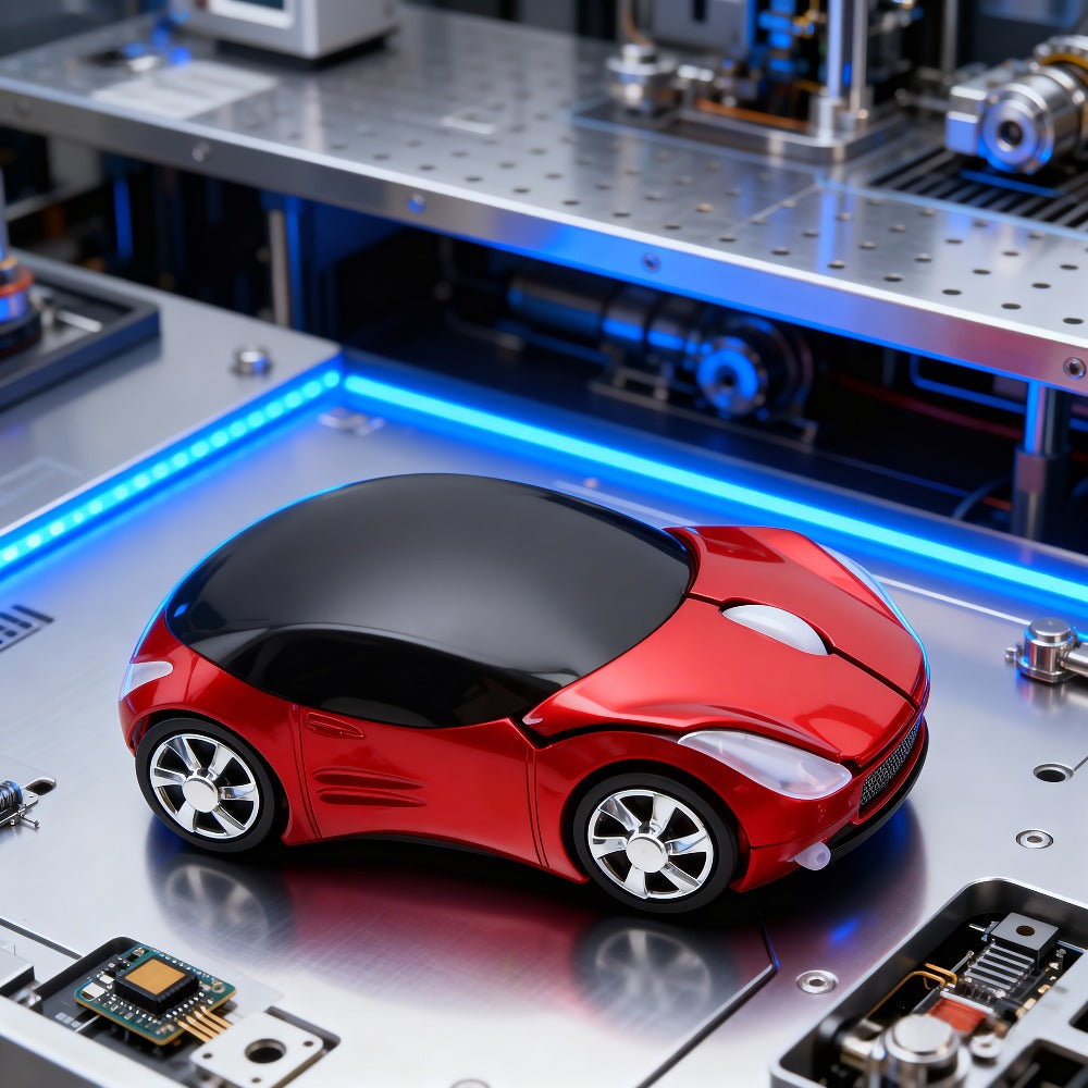 Novelty Car Shaped Computer Mouse Wired USB Optical – Creative Desk Accessory for PC, Laptop, Desktop & Notebook | Unique Gift for Car