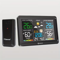Wireless Weather Station – Indoor Outdoor Thermometer with 7.6" LCD, Barometer, Humidity, Moon Phase & USB Charging