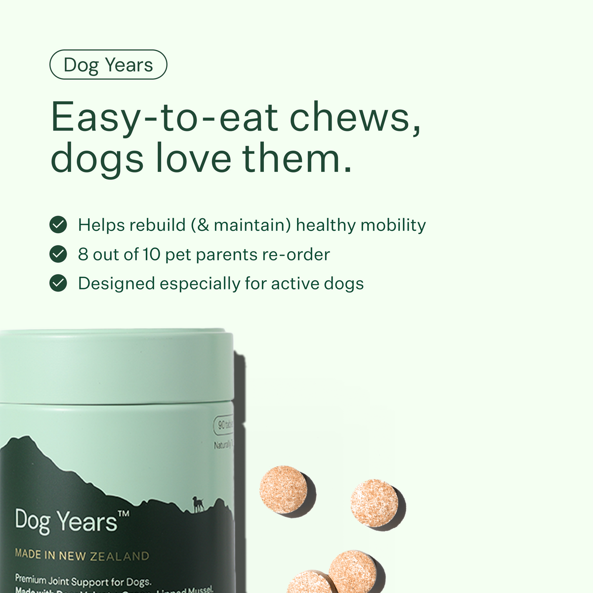 Dog Joint and Mobility Chew Supplement product image 3