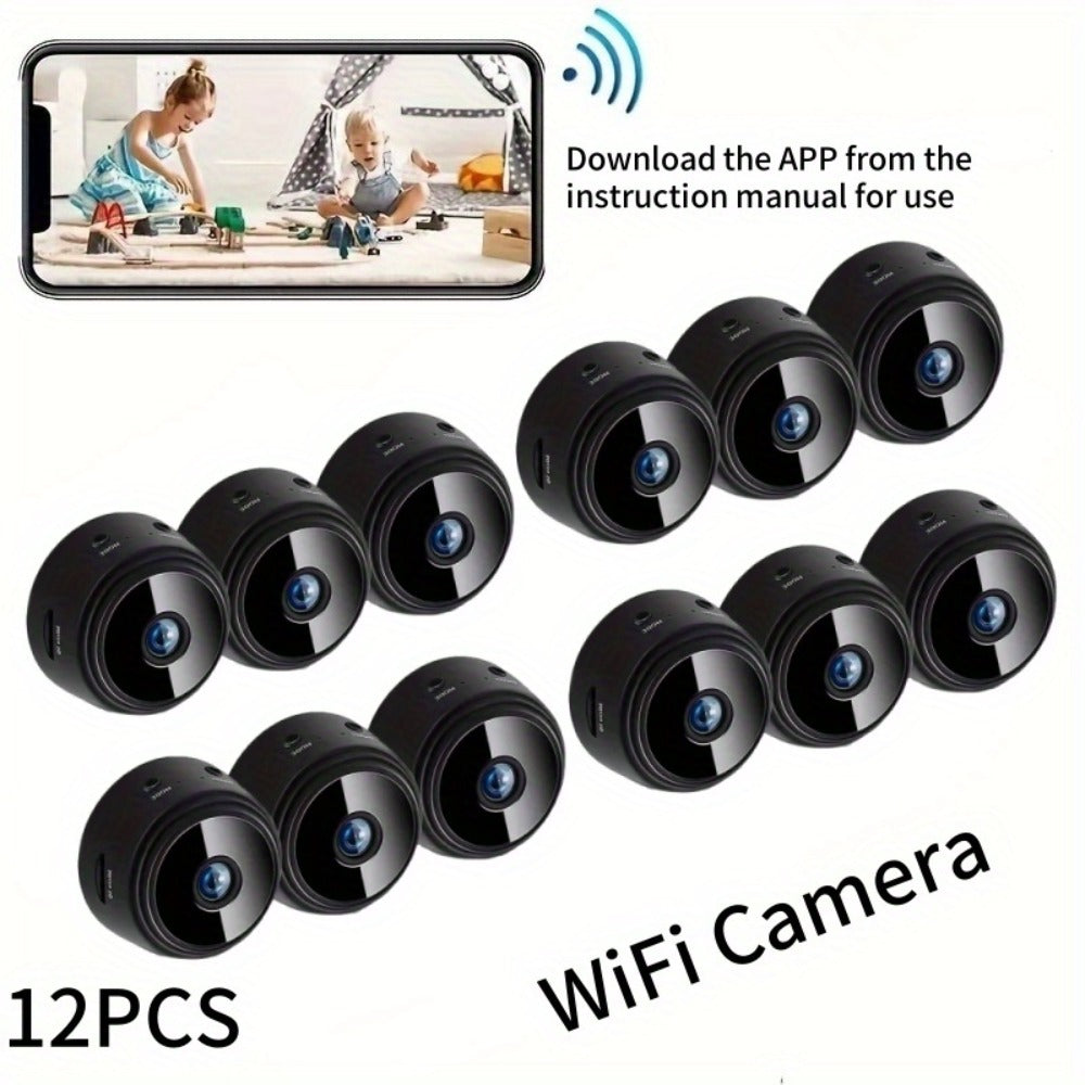 Wide-Angle Security Camera 1080P Rechargeable Battery, Multi-Pack 2/4/5/9/12 Options, Dual-Band 2.4G/5G WiFi