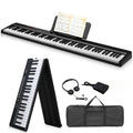 88-Key Foldable Digital Piano with MIDI, Pedal, Headphones and Bag