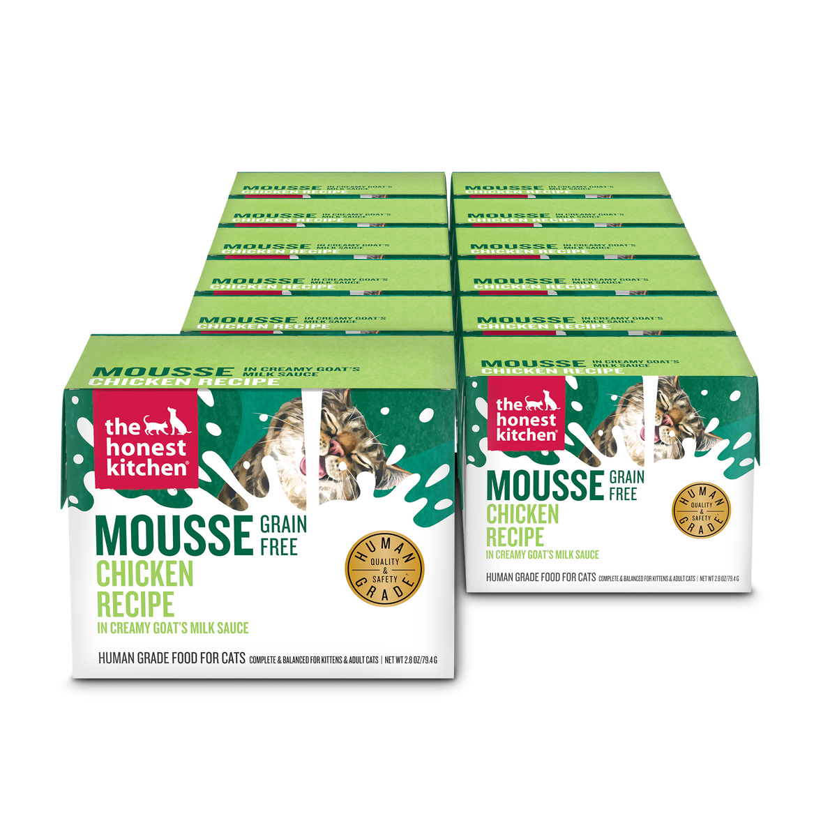 Cat Grain Free Chicken Mousse in Goat's Milk