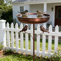Bird Feeder Cast Iron Vintage, Bird Bath Garden Outdoor Yard Decor for Garden, Yard and Pest Management