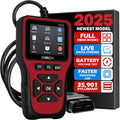 OBD2 Scanner Diagnostic Tool with 35, 901 DTC Library, Check Engine Code Reader, Live Data & Battery Test for 1996+ Cars