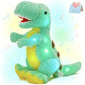 Plush Toy Light-Up Tyrannosaurus Rex with Music or No-Music choices Choices and Soft Fabric