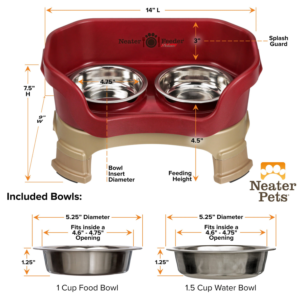 Elevated Spill-Containment Pet Feeder product image 175