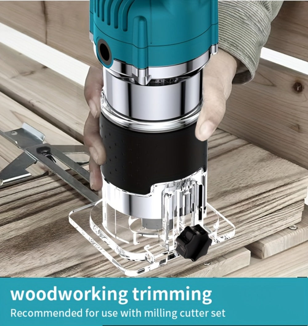 Power Tools Shi Tu Electric Wood Router and Edge Trimmer with Adjustable Speed and Accessory Bundle Options