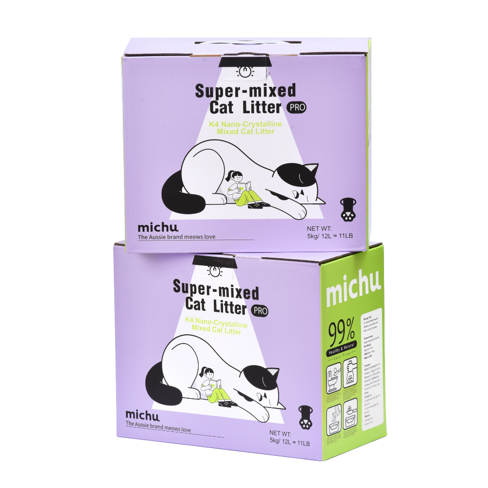 Mixed Tofu Clumping Cat Litter, 2 Boxes = 22lb