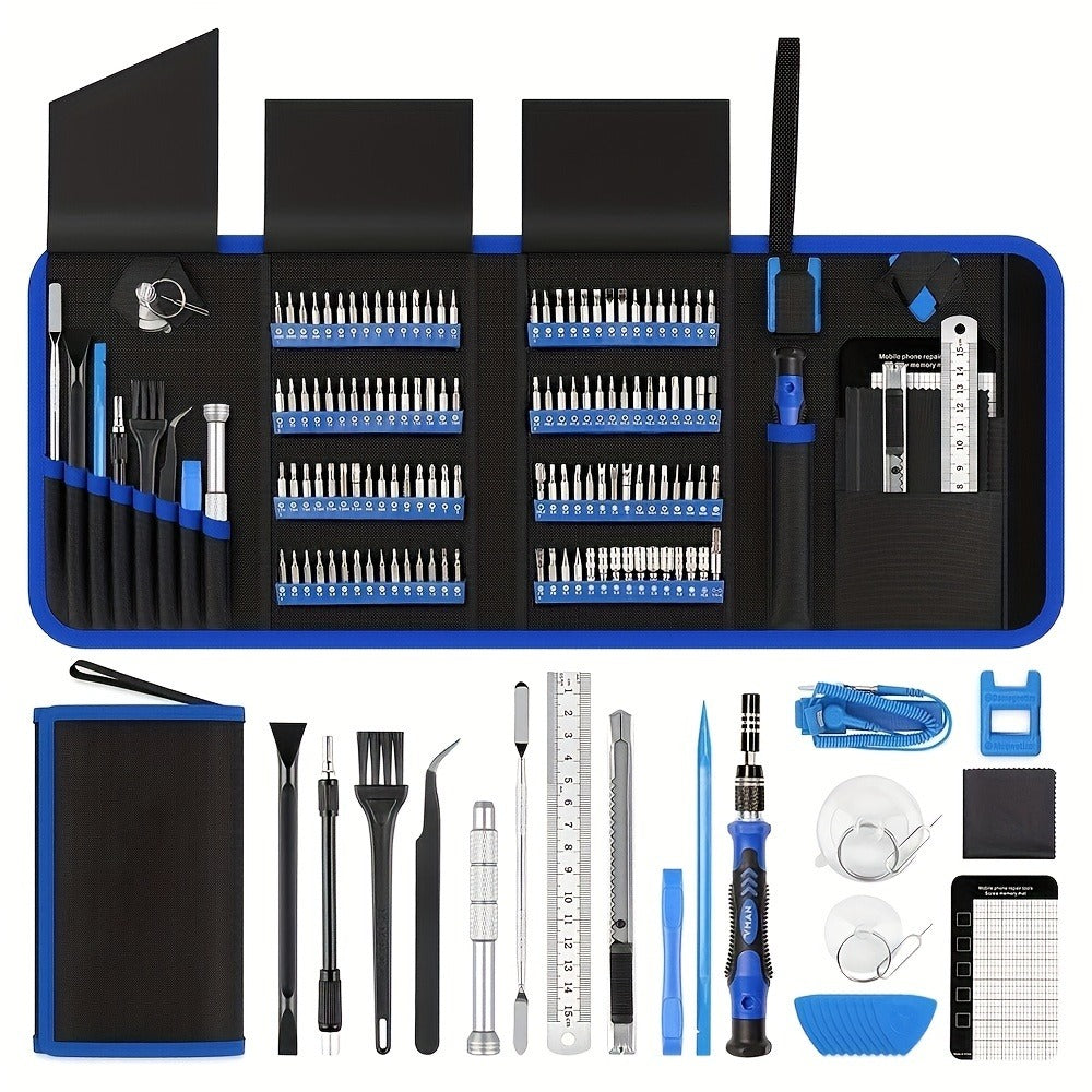 142-in-1 Electric Precision Screwdriver Tool Kit, Rechargeable Cordless Electric Screwdriver with 120 Bits & 22 Tools