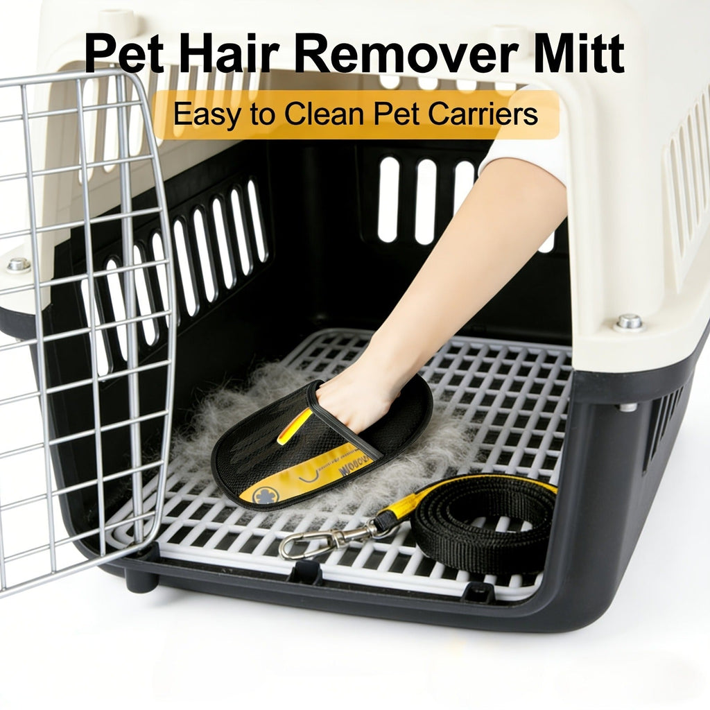 Pet Hair Removal Gloves 4-Pack – Static Elimination Technology, Reusable Lint Remover for Sofa, Bedding, Clothing, Blankets, Cat & Dog Beds