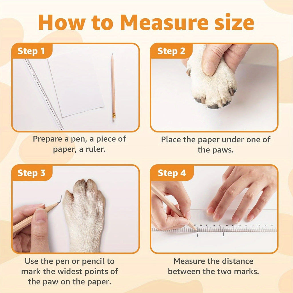 Non-Slip Dog Socks Double-Sided Grip Paw Protector with Adjustable Straps – Anti-Lick Dog Booties for Hardwood Floors
