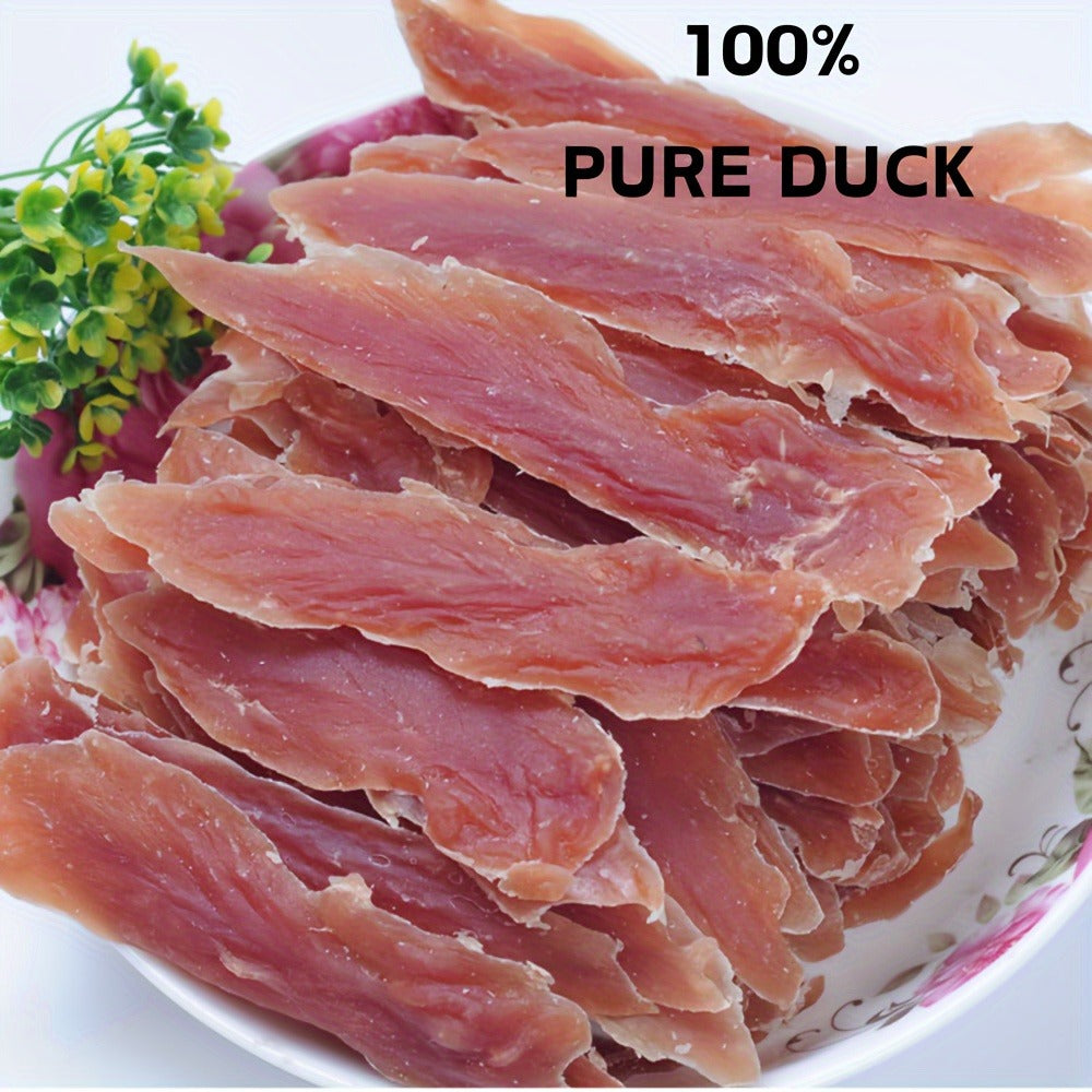 Dog Treats Chicken and Duck Jerky Chews in 200g or 400g Package Options for Dog Reward Use
