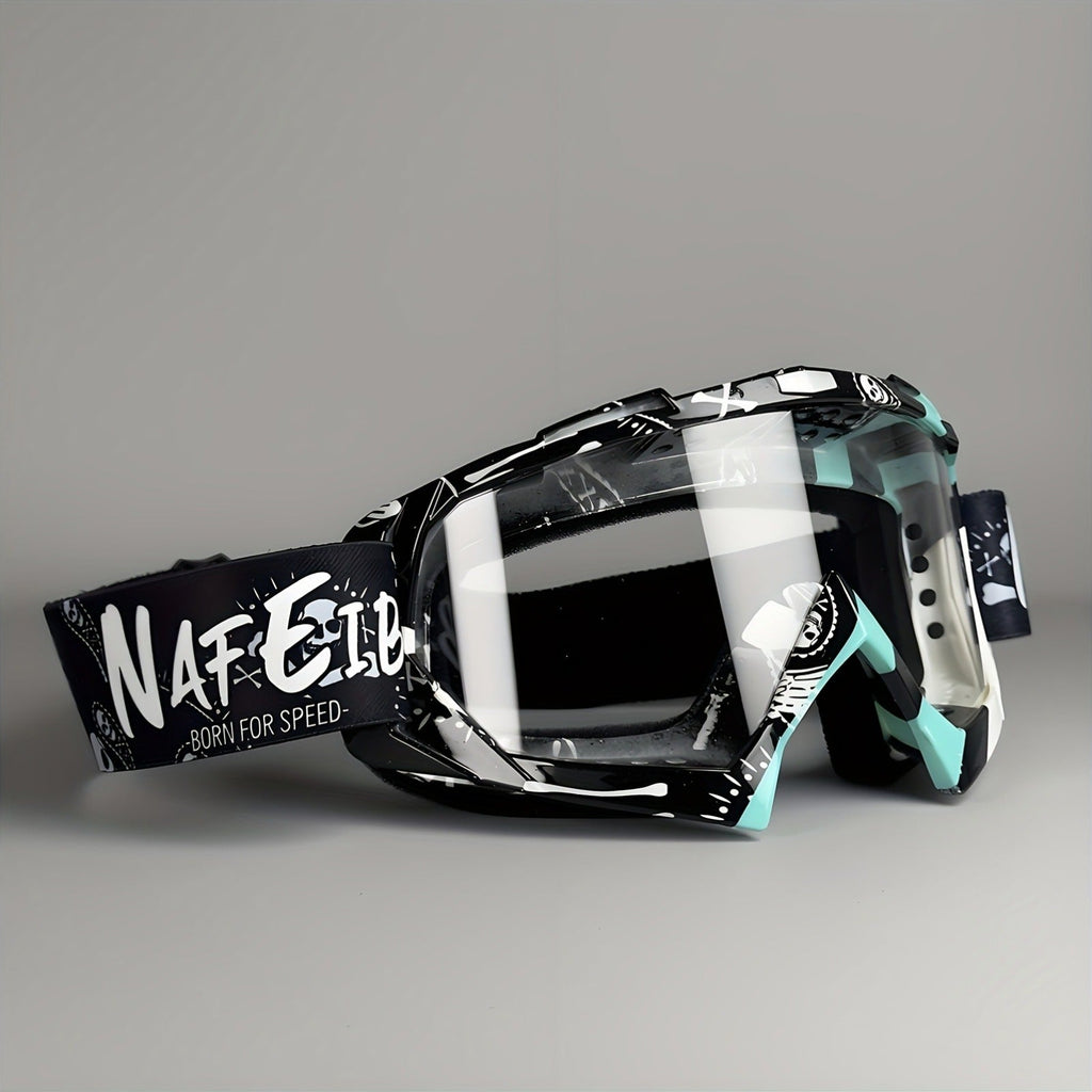 Ski Goggles Set with Black Headband – TPU Frame PC Lens Mirror Coating, Thick Foam Pad, Adjustable Strap, 28+ Color Styles