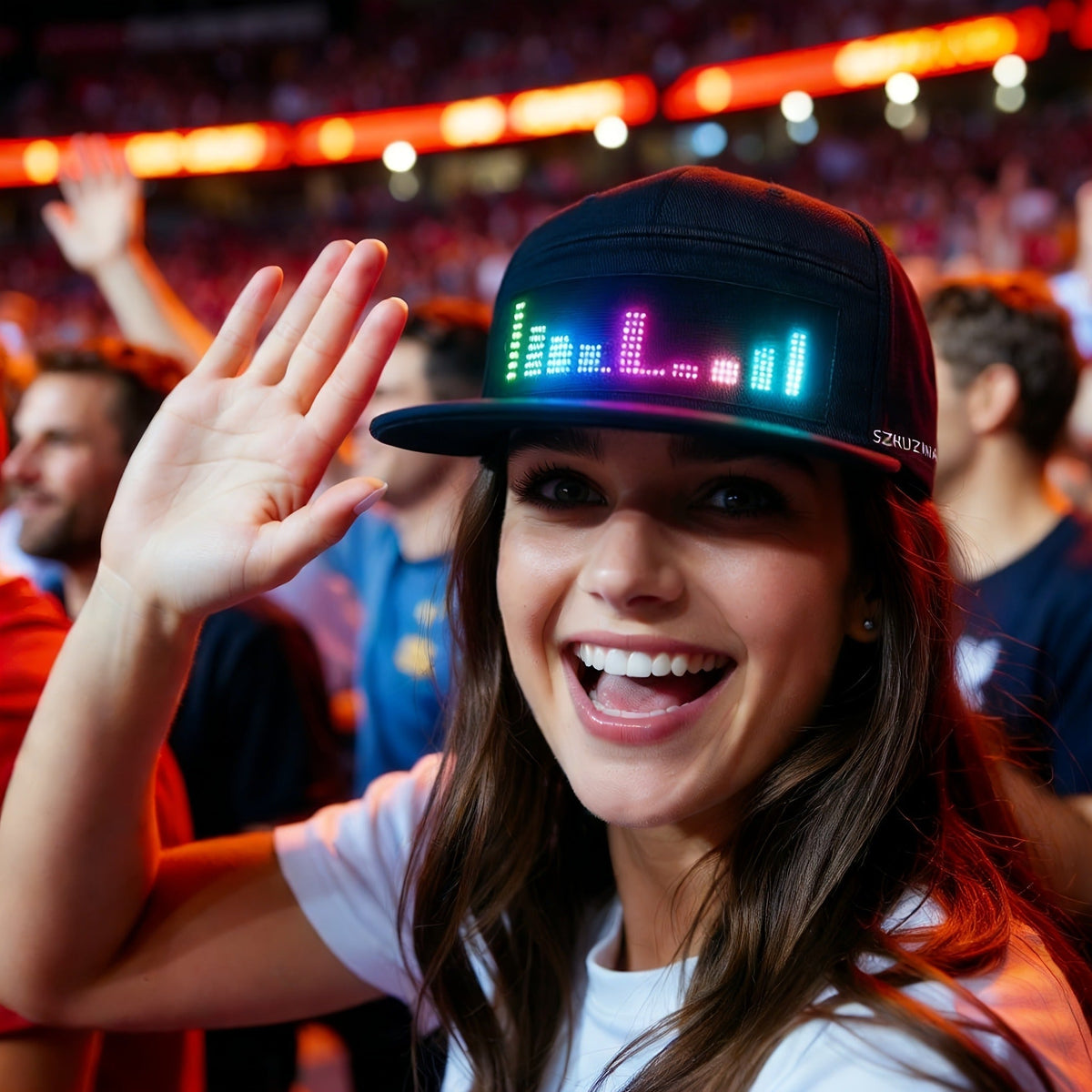 Programmable LED Hat with APP Control – Custom Text, Animation & Graffiti Display, USB Rechargeable, Adjustable Fit for Men & Women