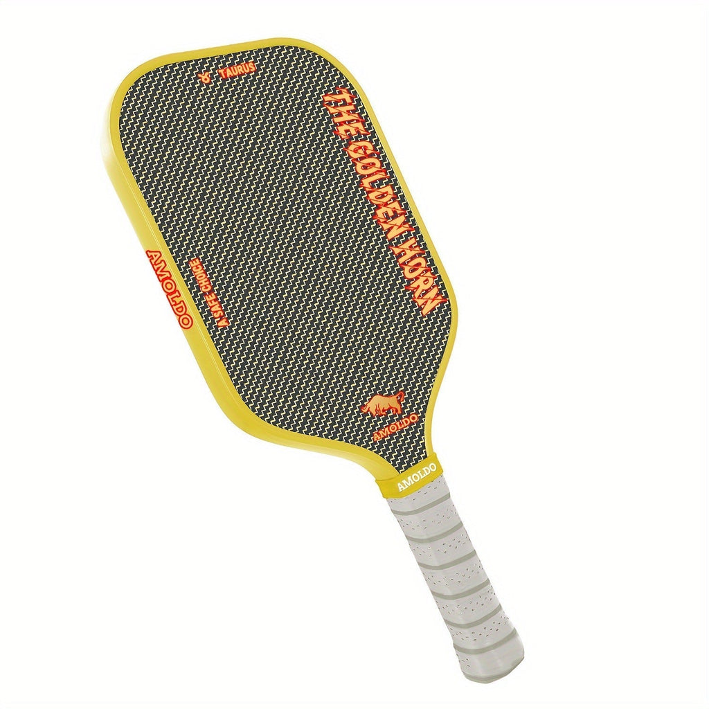Titanium Pickleball Paddle 16mm Wire Woven Surface PP Honeycomb Core Hot Pressed Power Control Spin Pickleball Racket for Beginner