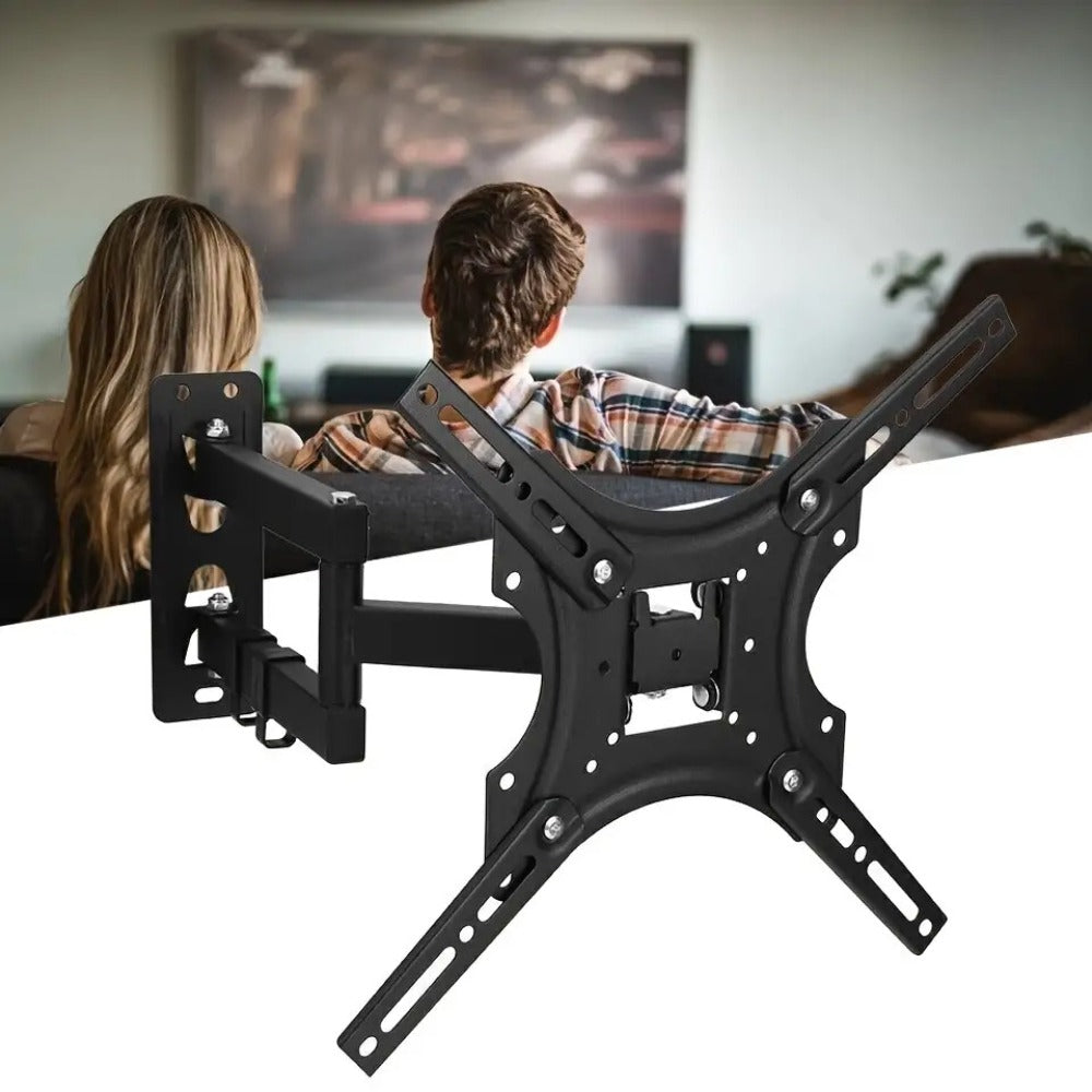 Rotating Tilt TV Wall Mount 22-55 Inch – Full Motion Swivel Bracket, Adjustable Viewing Angles, Durable Iron Construction
