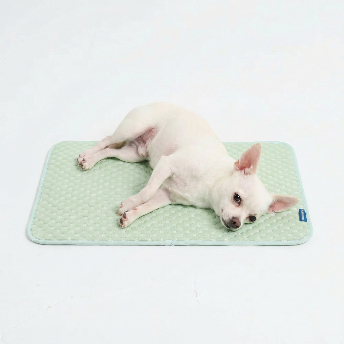 Breathable Cooling Dog Mat Orb Green / S