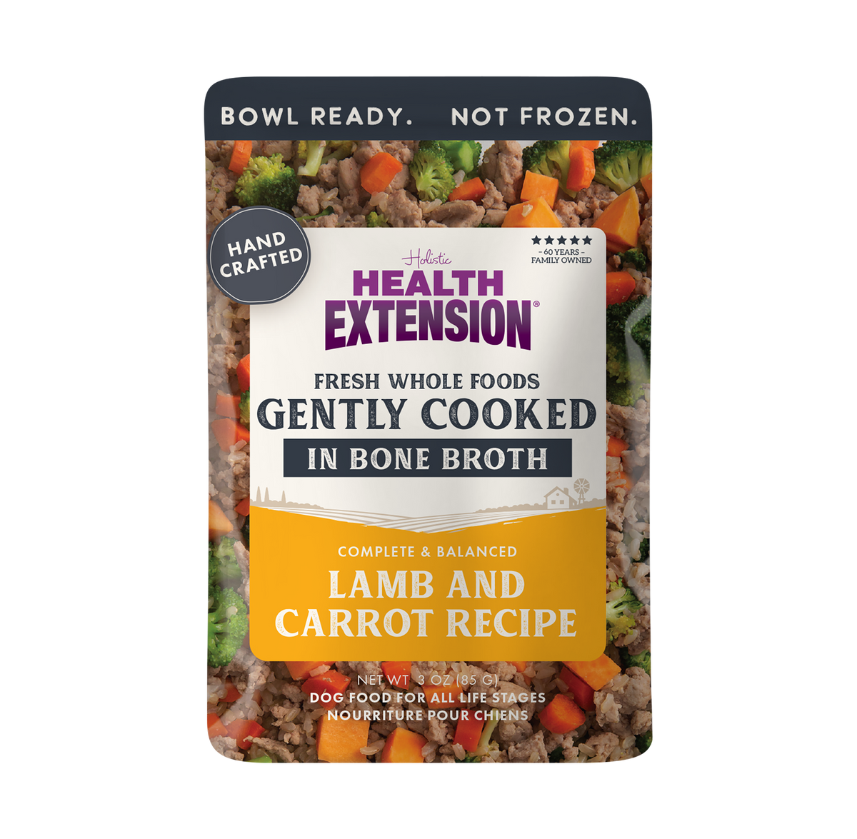 Gently Cooked Dog Food 3 ounce / Single Pouch