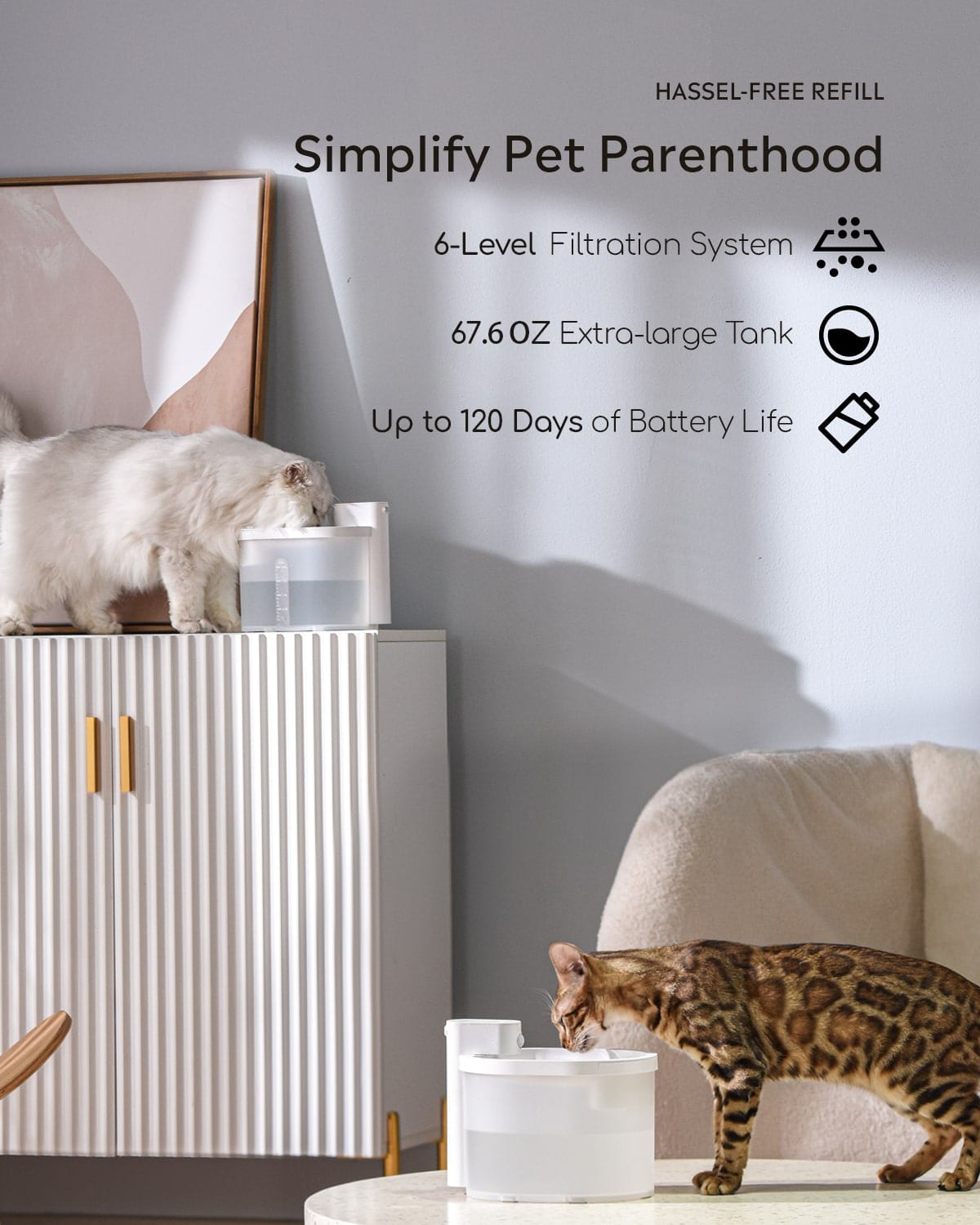 Cordless Automatic Cat Water Fountain product image 4