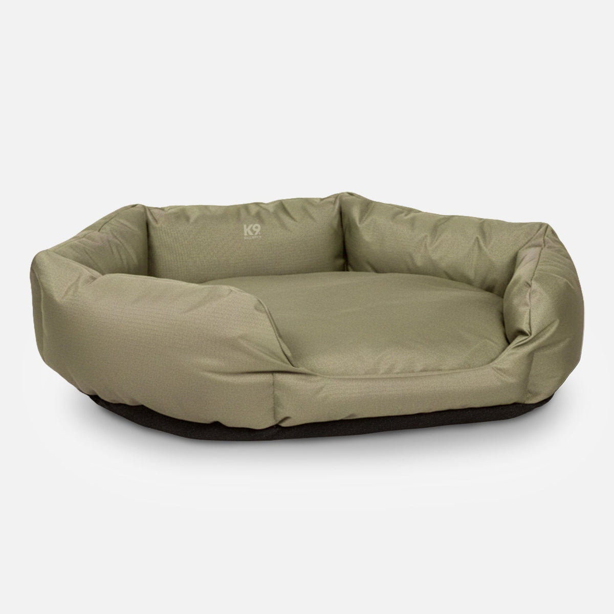 Ripstop Oval Bolster Dog Bed S / Sage Green
