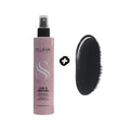 Leave-In Conditioner Spray & Detangling Hair Brush Set - Anti Frizz Smoothing Glycerin Formula for Home, Travel and Salon Hair Styling