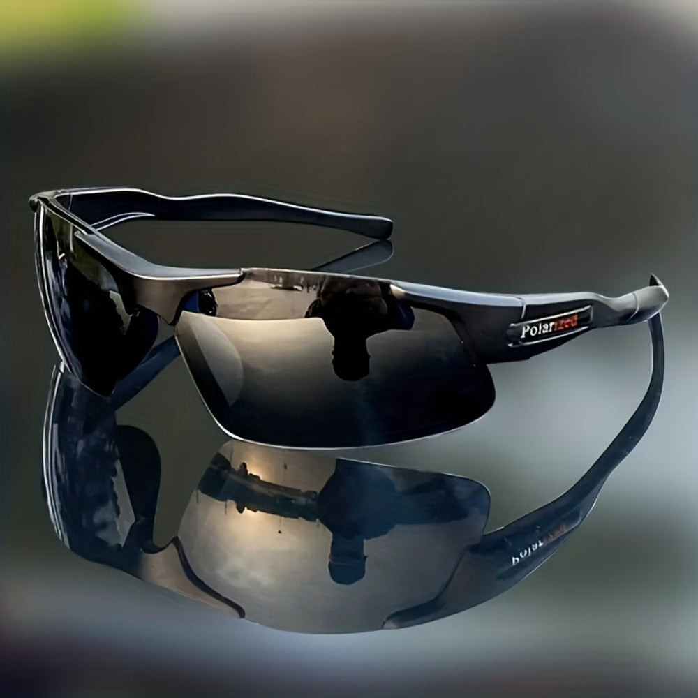 Sunglasses 3-Pack for Men with Half Frames, Lenses and Lightweight Driving Fit with Specific Frame, Lens Color and Pack Choices