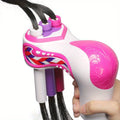 Automatic Electric Hair Braider Machine One-Touch Operation, Adjustable Speed Braid Styler with Braiding Combs & Clips