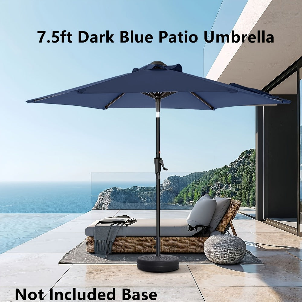 9-Foot Metal Patio Umbrella with Tilt Adjustment and UV Protection detail image - detail view 5
