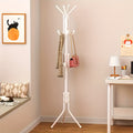 9-Tier Freestanding Coat Rack with Tool-Free Assembly for Entryway