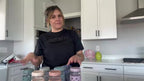 Glass Jar Food Storage Organizer Six-Pack with 16oz Screw-Top Jars and Optional Silicone Sleeves