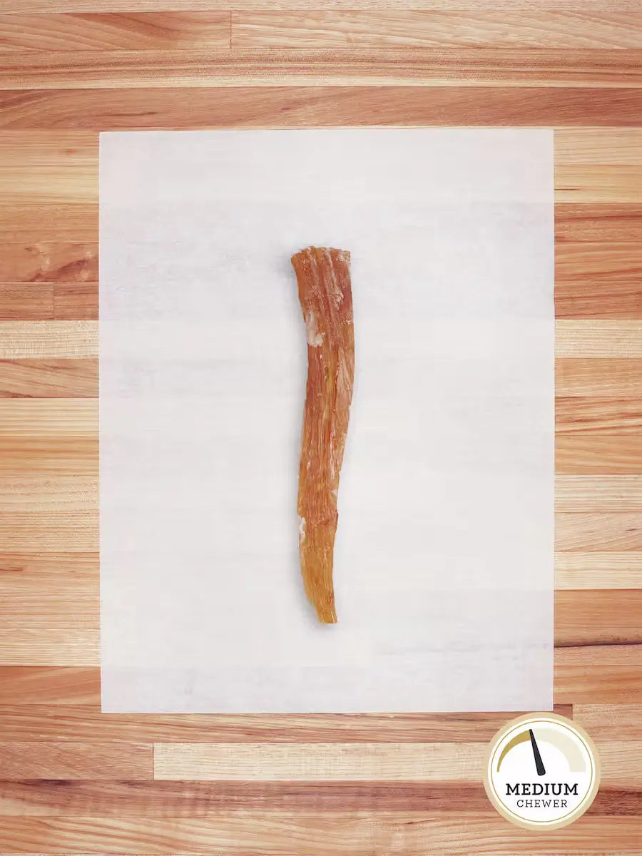 Grass-Fed Beef Tendon Dog Chews, Backstrap / Large