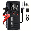 7000A Jump Starter 8-in-1 29800mAh with Air Compressor Tire Inflator SOS LED Flashlight Power Bank for Garden, Patio and Yard Use