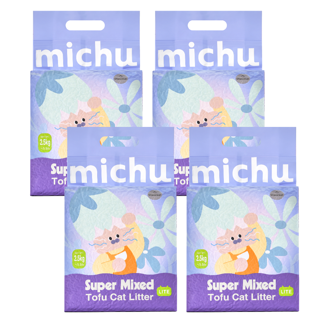 Mixed Tofu Cat Litter, 4 Pack