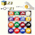 Billiard Ball Set 16-Piece 2-1/4 Inch Premium Pool Balls – Complete 8-Ball Set with Aiming Guide & 2 Chalks for Home Game Room