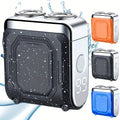 Electric Shaver Dual-Head Floating Magnetic Razor with Digital Battery Display, USB Charging and Three Colors