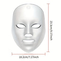LED Light Therapy Face Mask 7 Color Photon Skin Rejuvenation - Acne Treatment Wrinkle for Bath Time, Home Spa and Personal Care