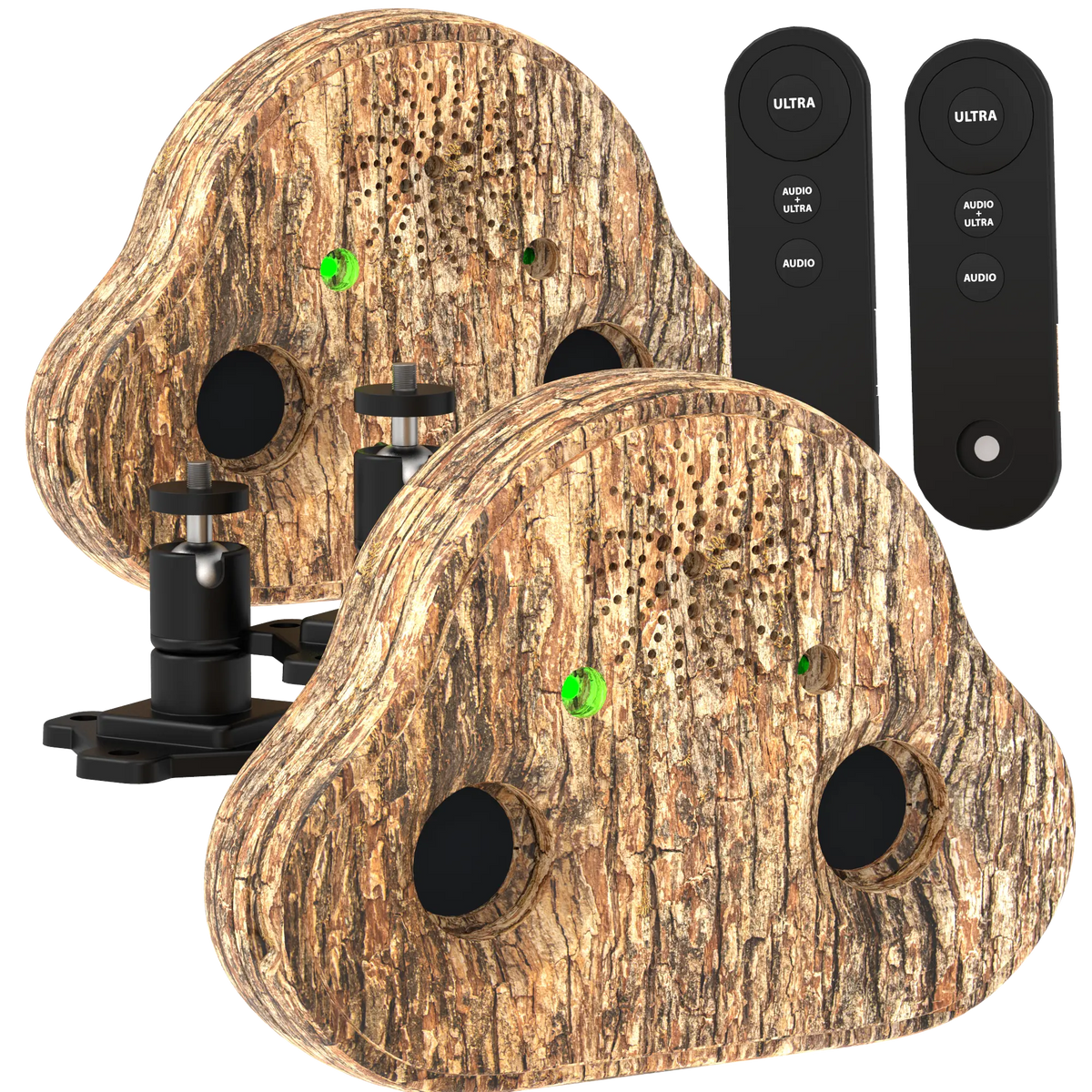 Remote Automatic Dog Bark Training Device, 2 Pack / Tree Bark Pattern