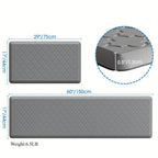 Kitchen Mat Set, 2-Piece Cushioned Standing Mats in Four Colors with 17.3x29 and 17.3x47 or 17.3x59-Inch Pairings
