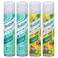 Batiste Dry Shampoo Spray Variety 4 Pack Original & Tropical 200ml Each, Instant Volume & Oil Absorption for All Hair Types