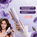 32mm Wave Curling Iron - Women's Hair Curler for Deep Curls & Instant Beach Waves, Professional Salon Styling Tool for All Hair Types