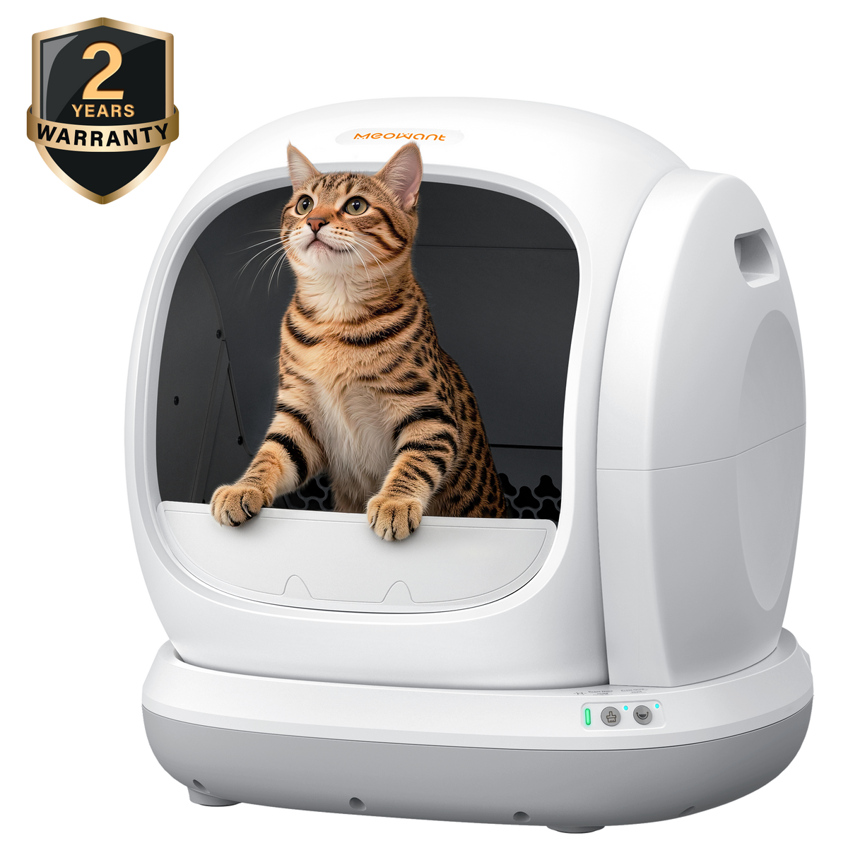 Self-Cleaning Cat Litter Box, Gray / Basic