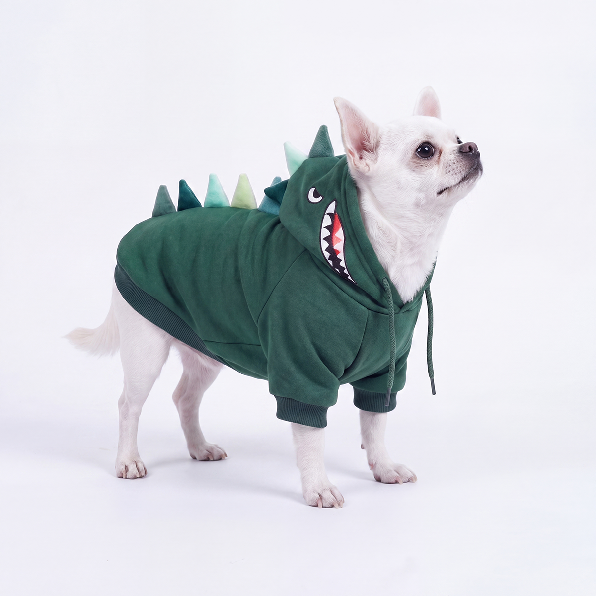 Halloween Dog Hoodie, Halloween Dinosaur Hoodie / S