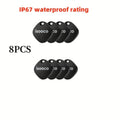 GPS Tracker 8 Pack Smart Anti-Theft Real-Time Location Tracking Tags for Vehicle Bicycle Motorcycle Wallet Keychain School Bag Luggage Item