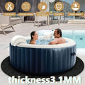 Hot Tub Mat for Garden, Patio and Yard Use, with the Listed Configuration, for Everyday Use and Organized Storage