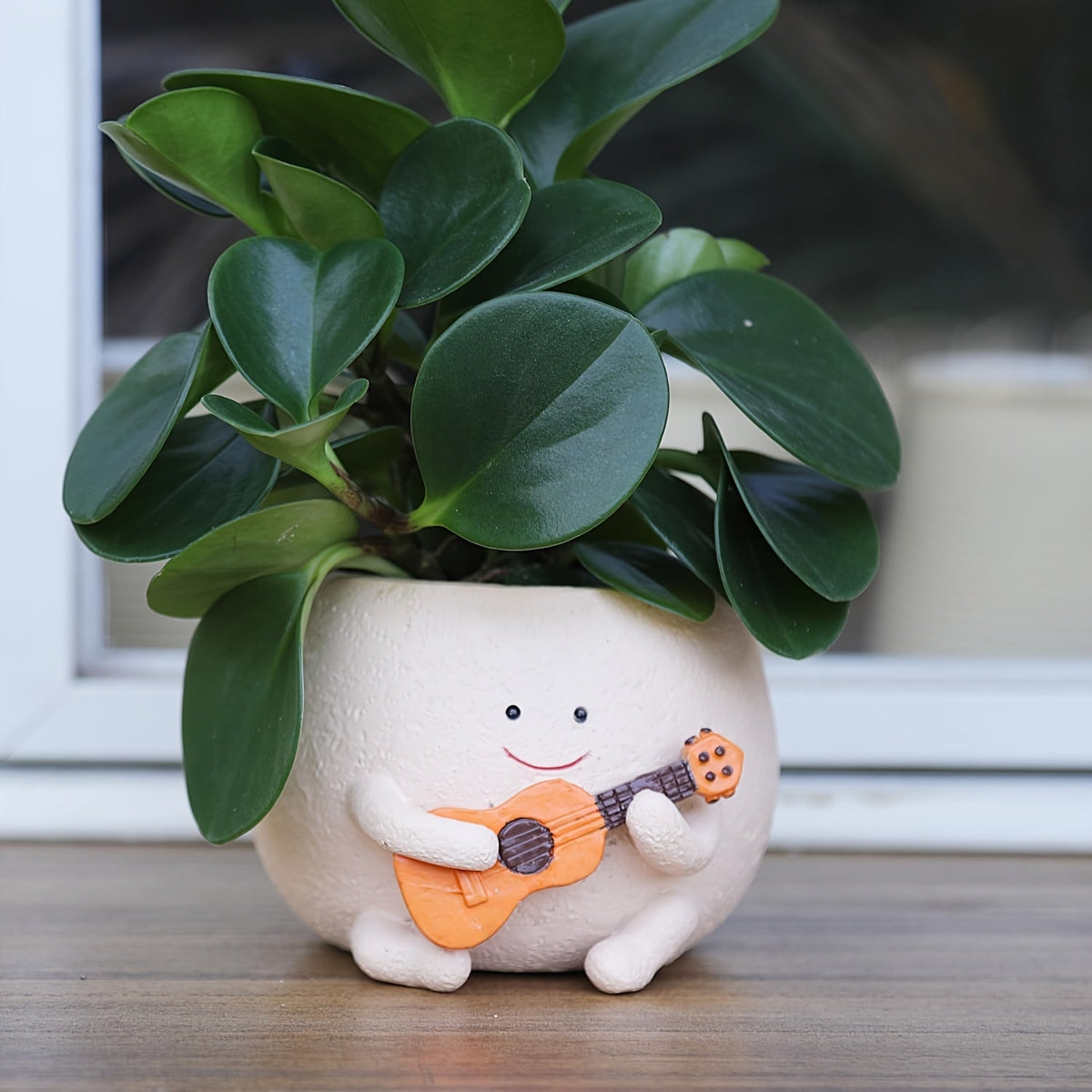 Cute Hanging Planters with Funny Face & Bear Design – Unique Decorative Flower Pots for Indoor Plants, Home, Office & Garden