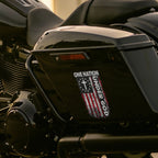 One Nation Under God Cross-and-Flag Decal in a 5.12-Inch Single-Piece Checkout Option for Cars