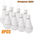 Rechargeable Emergency LED Bulb 2000mAh 60W Equivalent 6000K with Hook for Entryways, Bedrooms and Living Spaces