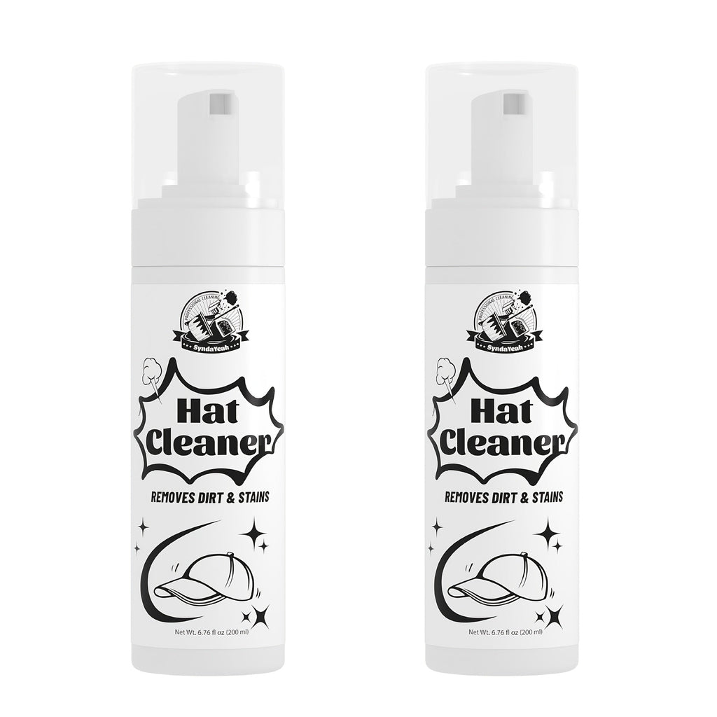 Hat Cleaner Foam Spray – Professional Stain Remover for Wool, Felt & Fur Hats, Removes Dirt, Sweat & Fingerprints, 6.76 Fl Oz (200ml)
