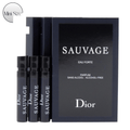 Perfume Sample Set Dior Sauvage Eau Forte for Men with Three 1ml Vials for Daily Wear and Sampling