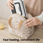 Electric Lunch Box 33.81oz Stainless Steel Heated Food Container Leak-Proof Portable Lunch Warmer for Work School Office
